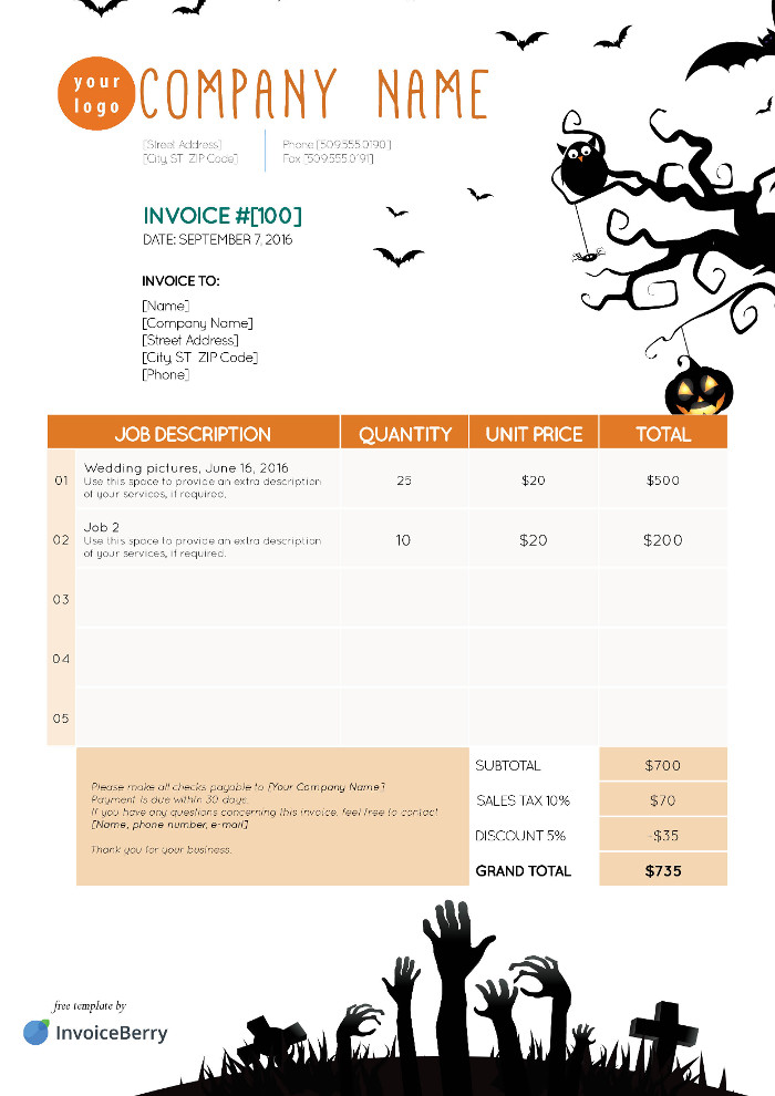 Pest Control Invoice Template (10)